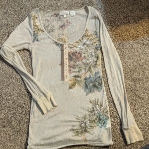 Miss Me long sleeve henley